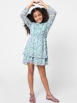 KIDS ONLY Girls Ethnic Motifs Printed Mini Dress