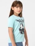 KIDS ONLY Girls Felix The Cat Printed Round Neck Cotton T-shirt