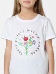 KIDS ONLY Girls Floral Embroidered Typography Printed T-shirt