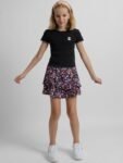 KIDS ONLY Girls Floral Printed Above Knee-Length Flared Skirt