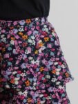 KIDS ONLY Girls Floral Printed Above Knee-Length Flared Skirt