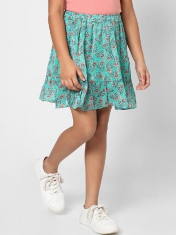 KIDS ONLY Girls Floral Printed Above Knee-Length Skirts