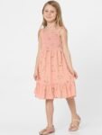 KIDS ONLY Girls Floral Printed Smocked Dress