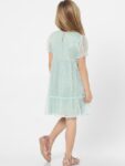 KIDS ONLY Girls Green Checked Tiered Dress