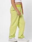 KIDS ONLY Girls Green Printed Cotton Joggers