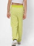 KIDS ONLY Girls Green Printed Cotton Joggers