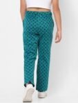 KIDS ONLY Girls Green Printed Track Pants