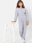 KIDS ONLY Girls Grey Basic Jumpsuit