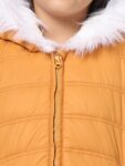 KIDS ONLY Girls Mustard Yellow Solid Puffer Jacket