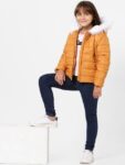 KIDS ONLY Girls Mustard Yellow Solid Puffer Jacket