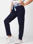 KIDS ONLY Girls Navy Blue High-Rise Culottes Trousers