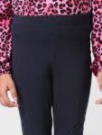 KIDS ONLY Girls Navy Blue Solid Cotton Leggings