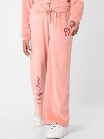 KIDS ONLY Girls Pink Cotton Flared Trousers