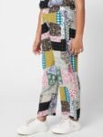 KIDS ONLY Girls Printed Mid-Rise Regular Fit Trousers