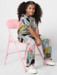 KIDS ONLY Girls Printed Mid-Rise Regular Fit Trousers