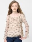 KIDS ONLY Girls Printed Peplum Kogpolky Top