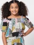 KIDS ONLY Girls Puff Sleeves Blouson Top