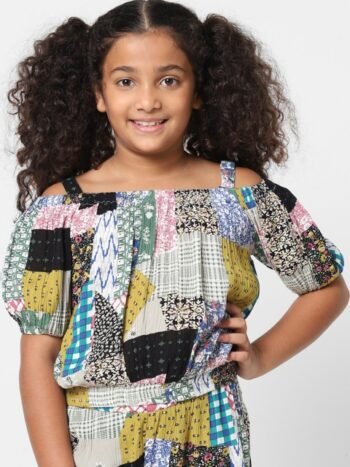 KIDS ONLY Girls Puff Sleeves Blouson Top
