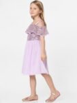 KIDS ONLY Girls Purple Embellished Midi Dress
