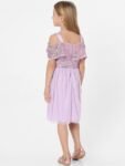 KIDS ONLY Girls Purple Embellished Midi Dress