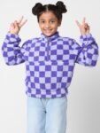 KIDS ONLY Girls Purple Printed Sweatshirt