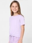 KIDS ONLY Girls Round Neck Cotton T-Shirt