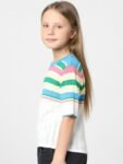 KIDS ONLY Girls Round Neck Striped Top