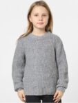 KIDS ONLY Girls Self Design Ribbed Pullover Sweater