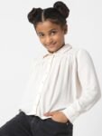 KIDS ONLY Girls Spread Collar Casual Shirt