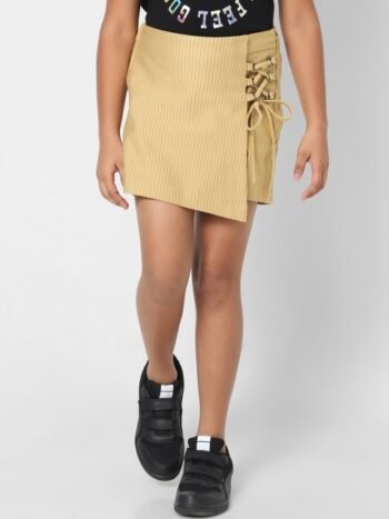 KIDS ONLY Girls Striped Above Knee Skorts