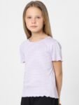 KIDS ONLY Girls Striped Round Neck T-shirt