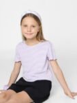 KIDS ONLY Girls Striped Round Neck T-shirt