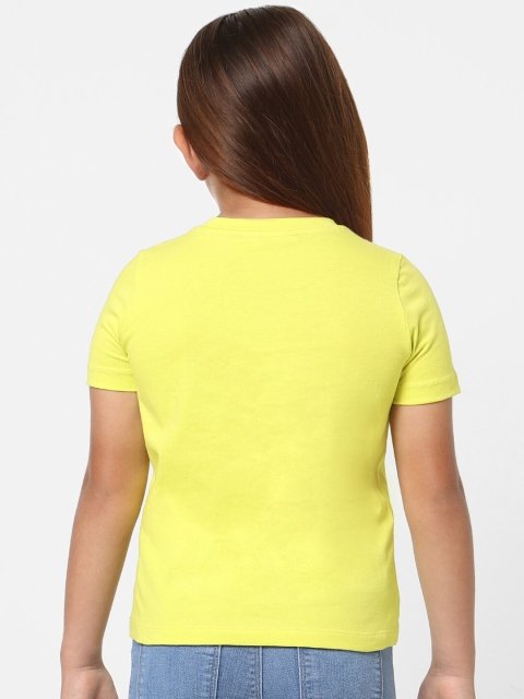 KIDS ONLY Girls Typography Printed Cotton T-shirt