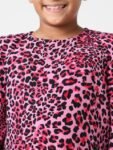 KIDS ONLY Pink & Black Animal Print Top