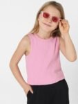 KIDS ONLY Pink Striped Tank Top