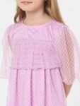 KIDS ONLY Purple Checked A-Line Dress