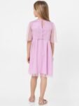 KIDS ONLY Purple Checked A-Line Dress