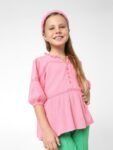 KIDS ONLY Round Neck Puff Sleeve Top