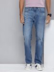 Levis Men 505 Straight Fit Heavy Fade Stretchable Jeans