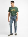 Levis Men 512 Slim Tapered Fit Low-Rise Heavy Fade Stretchable Jeans