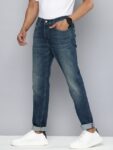 Levis Men 512 Tapered Fit Heavy Fade Stretchable Jeans