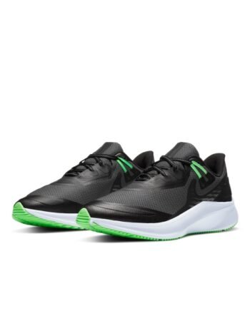 Nike Men Black Quest 3 Shield Running Shoe