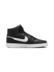 Nike Men Black Solid Leather Ebernon Mid-Top Sneakers