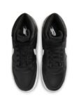 Nike Men Black Solid Leather Ebernon Mid-Top Sneakers