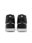 Nike Men Black Solid Leather Ebernon Mid-Top Sneakers