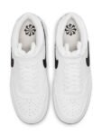 Nike Men White Court Vision Leather Sneakers