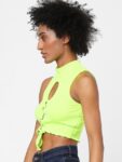 ONLY Fluorescent Green Crop Top