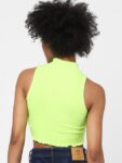 ONLY Fluorescent Green Crop Top