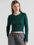 ONLY Long Sleeves Crop Fitted Top