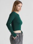 ONLY Long Sleeves Crop Fitted Top